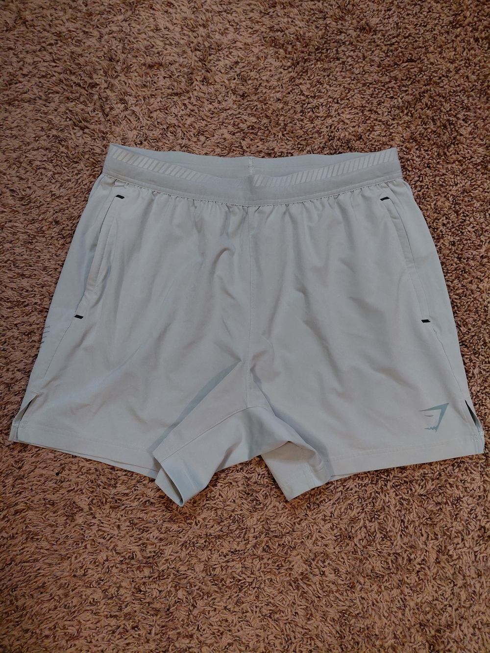Gymshark Men’s Light Gray Performance Training Shorts